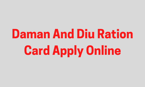 Daman And Diu Ration Card