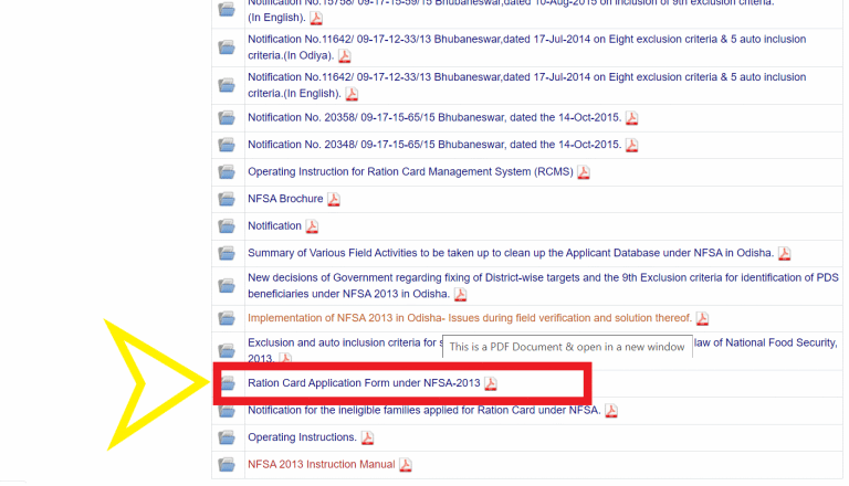 odisha ration card apply