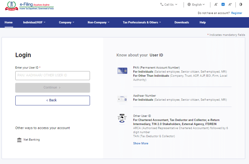 PAN Aadhaar Link