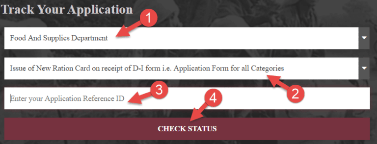 Ration Card Status Haryana Check